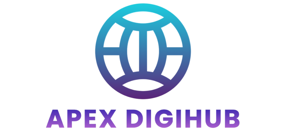 Apex Digihub logo – digital products and creative bundles brand